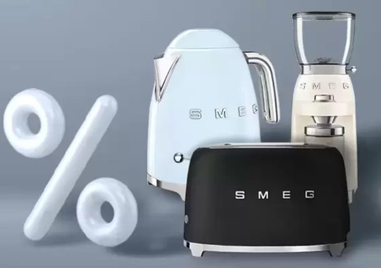 Акция! Скидка до 15% на малую бытовую технику Smeg