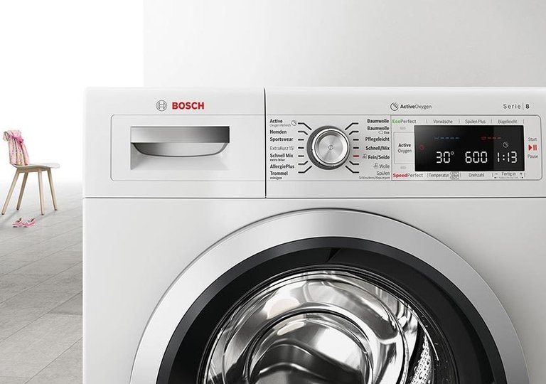 Как остановить стиральную машину Bosch