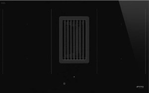 Варочная панель со встроенной вытяжкой Smeg HOBD482D
