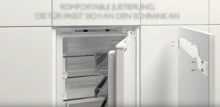 Легкость монтажа встраиваемых холодильников Neff в кухонные гарнитуры